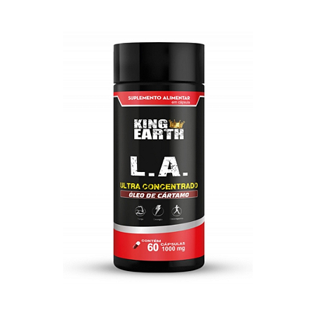 L A Óleo De Cartamo 60 Capsulas 1g Rei Terra