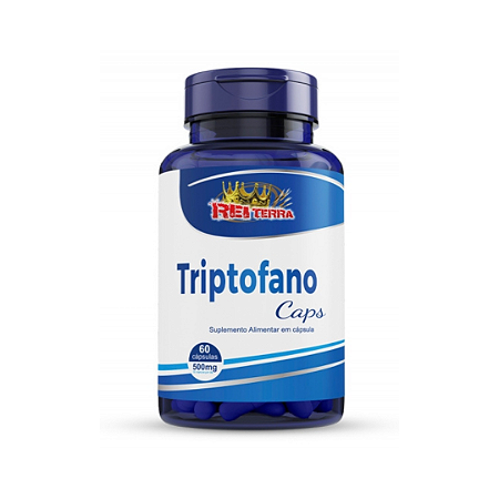 Triptofano 60 Capsulas  500Mg Rei Terra