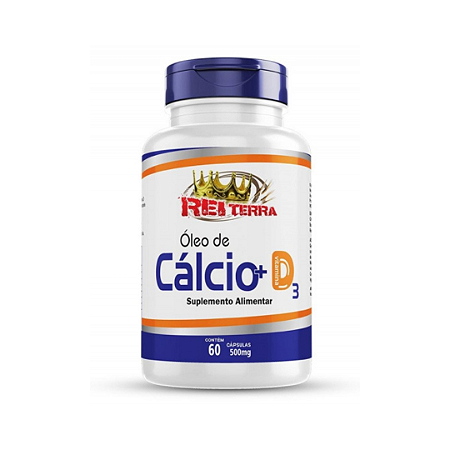 Óleo De Cálcio + Vitamina D 60 Capsulas Rei Terra