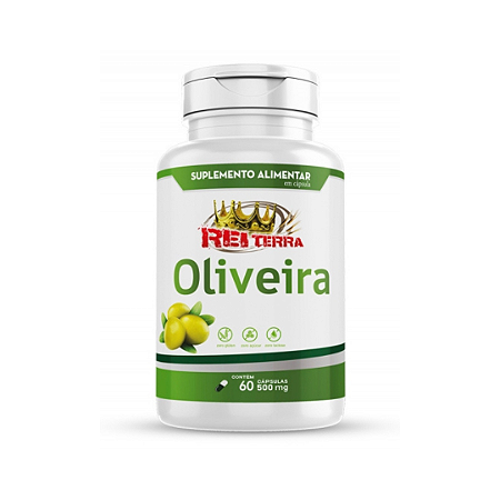 Extrato De Oliveira Oliveira 60 Capsulas 500Mg Rei Terra