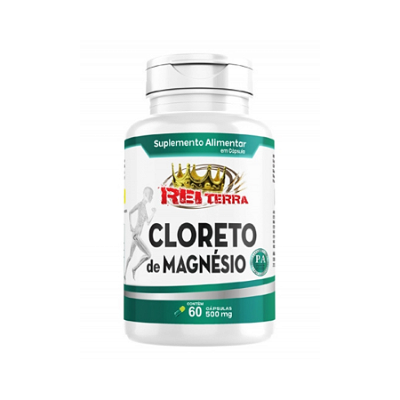 Cloreto De Magnesio P.A 60 Capsulas 500Mg Rei Terra