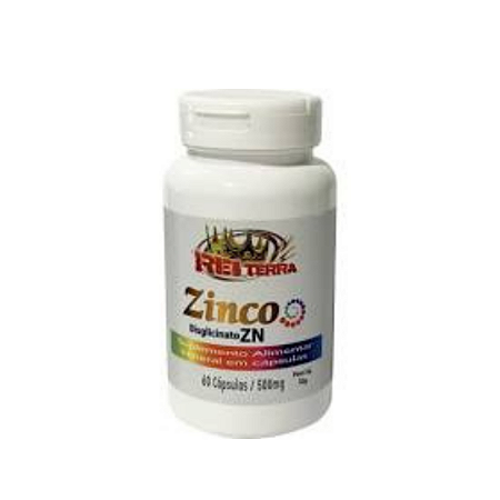 Zinco 60 Capsulas 500Mg Rei Terra