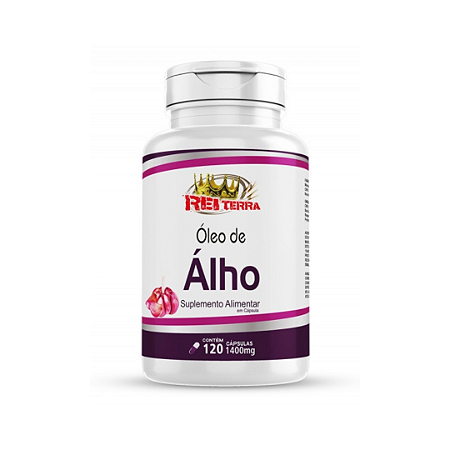 Oleo De Alho 120 Capsulas 250Mg Rei Terra