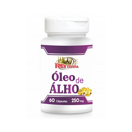 Oleo De Alho 60 Capsulas 250Mg Rei Terra