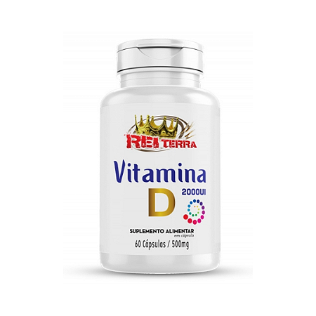 Vitamina D 60 Capsulas 500Mg Rei Terra
