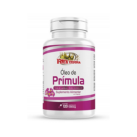 Oleo De Primula 120 Capsulas 500Mg Rei Terra