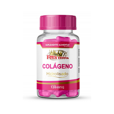 Colageno Hidrolizado 120 Capsulas 500Mg Rei Terra