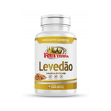 Levedao Levedo De Cerveja 240 Capsulas 500Mg Rei Terra