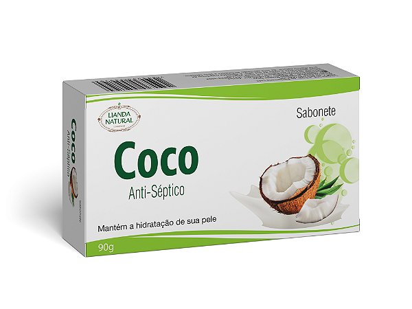 Sabonete Em Barra De Coco 90G Lianda Natural