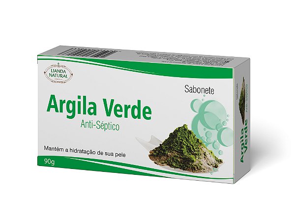 Sabonete Em Barra De Argila Verde 90G Lianda Natural