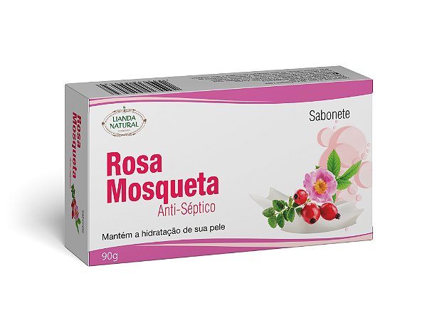 Sabonete Em Barra De Rosa Mosqueta 90G Lianda Natural