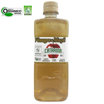 Vinagre De Maça Orgânico 600Ml Vinagre Catarina