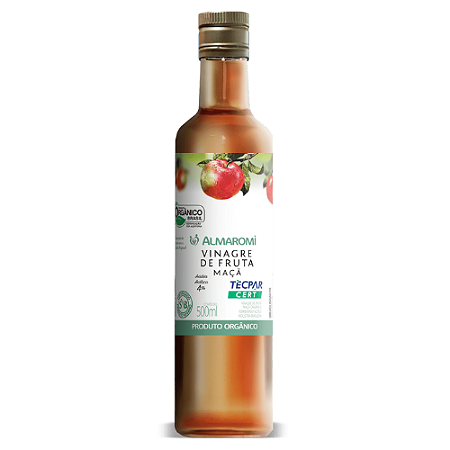 Vinagre De Maça Orgânico 500Ml Almaromi