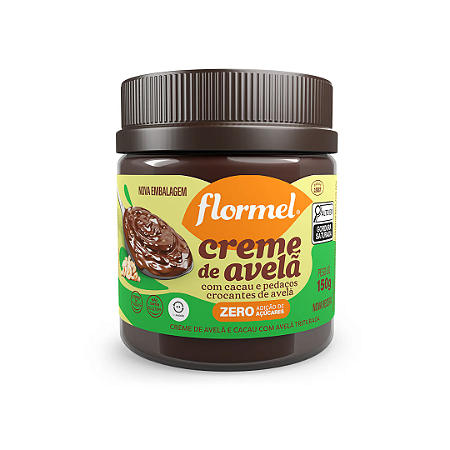Creme De Avela Crocante Com Cacau Zero 150G Flormel
