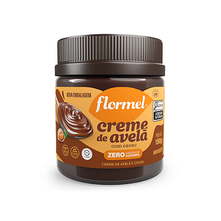 Creme De Avela Com Cacau Zero Açúcar 150G Flormel