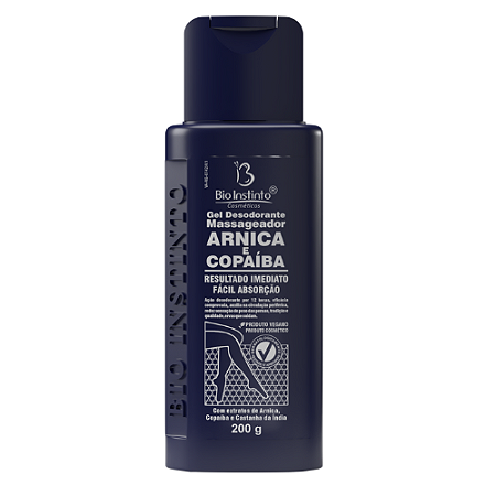 Gel Massageador Arnica E Copaiba 200G Bio Instinto