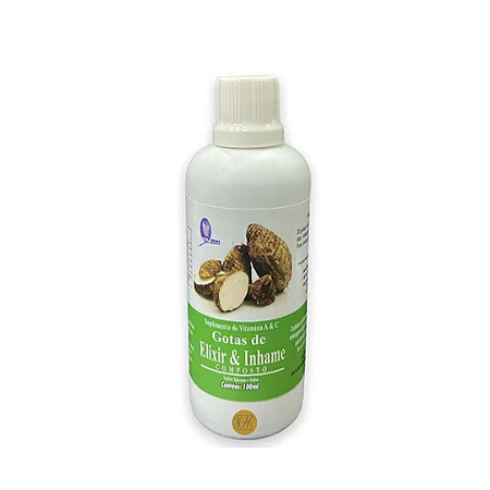 Gotas De Elixir De Inhame 100ml Vida Ervas