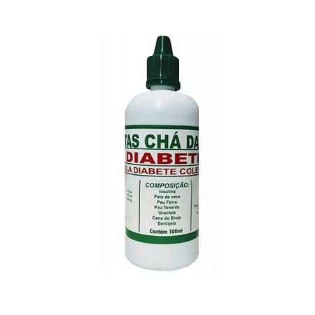 Gotas De Chá Da Vida Diabetes 10ml Vida Ervas