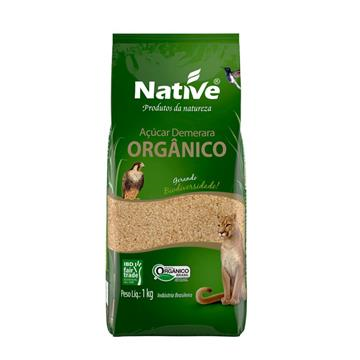 Açucar Demerara Cristal Dourado Orgânico 1K Native