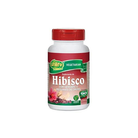 Hibisco 90 Capsulas 500Mg Unilife