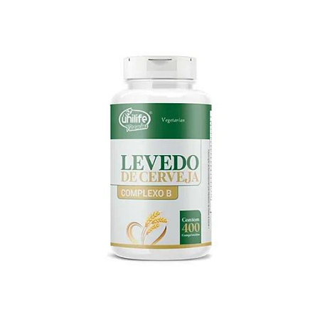 Levedo De Cerveja + Complexo B 400 Capsulas 450Mg Unilife