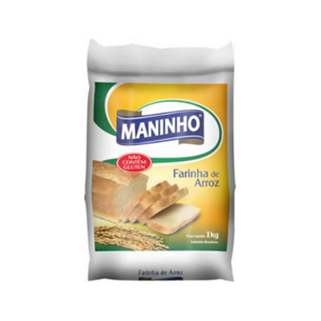 Farinha De Arroz Branco Maninho
