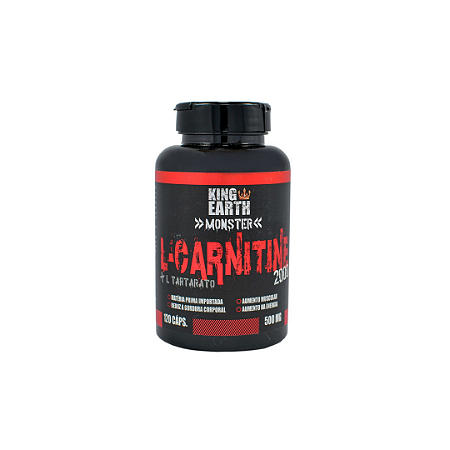 L-Carnitine 120 Capsulas 500Mg Rei Terra