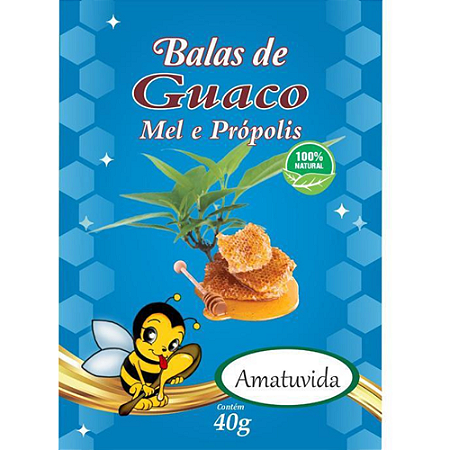 Bala De Guaco Mel E Propolis 40G Amatuvida