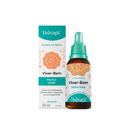 Floral De Bach Viver Bem 30ml Floral Therapi