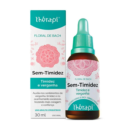 Floral De Bach Sem Timidez 30ml Floral Therapi