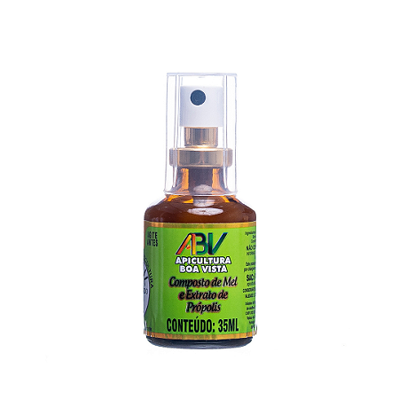Composto Extrato De Própolis Mel e Guaco Spray 30ml ABV embalagem verde