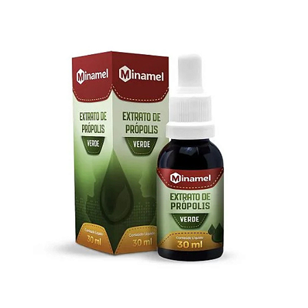 Extrato De Propolis Verde 30Ml Minamel