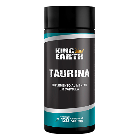 Taurina 120 Capsulas 500mg Rei Terra