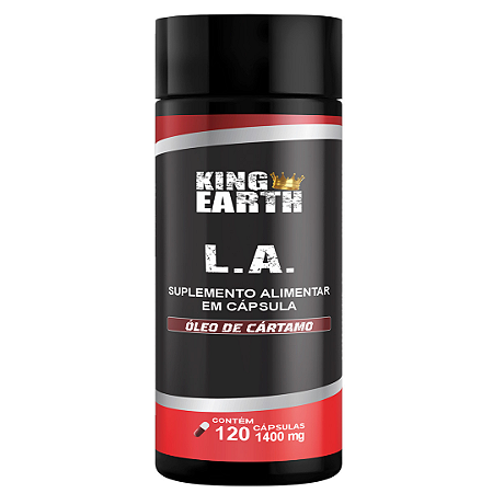 L A Óleo De Cartamo 120 Capsulas 1G Rei Terra