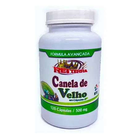 Canela de Velho 120 Capsulas 500Mg Rei Terra