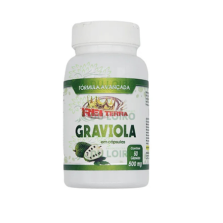 Graviola 60 Capsulas 500mg Rei terra