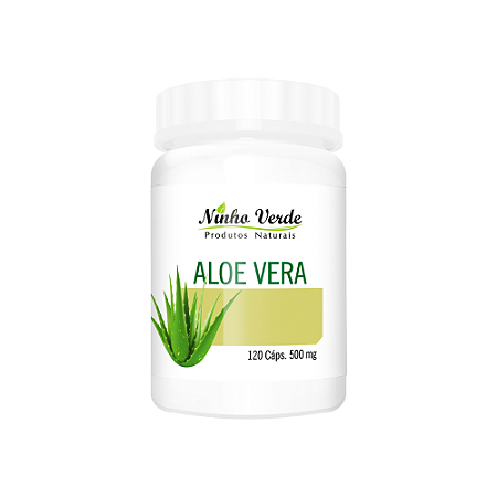 Aloe Vera 120 Capsulas 500Mg Ninho Verde