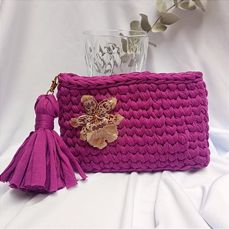 Broche Bella - Orquídea Natural Preservada em Resina