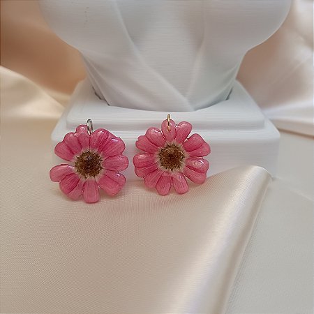 Pingente - Cinerária Natural Preservada em Resina