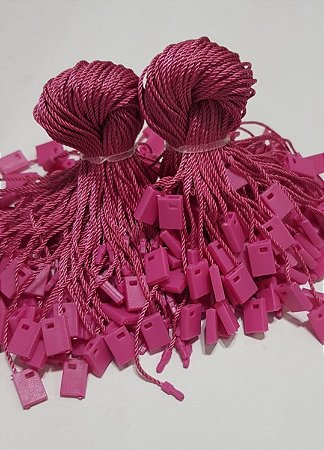 500 Lacre de Autenticidade para Tag - Fixação Segura p Etiquetas - Pink