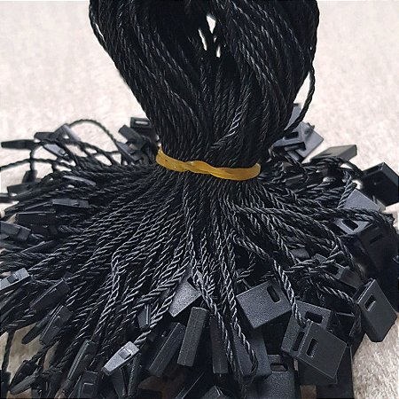 200 Lacre de Autenticidade para Tag - Fixação Segura p Etiquetas - Preto