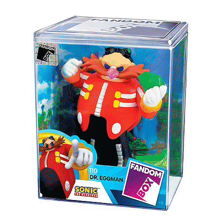 Fandom Box Dr. Eggman Turma do Sonic 10cm