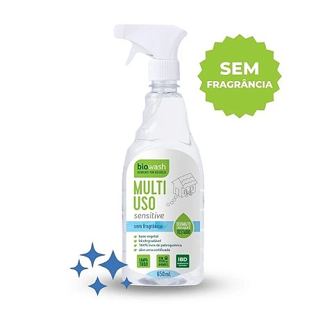 Multiuso Sensitive - 650ml - Sem Fragância - Gatilho