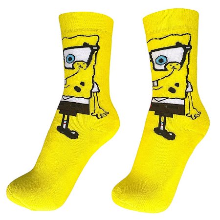 MEIA DIVERTIDA - BOB ESPONJA INTEIRO