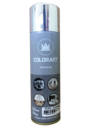 TINTA CROMADO METALICO COLORART 300 ML