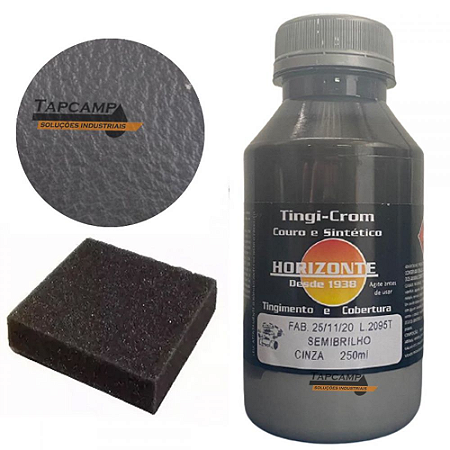 TINGICROM COURO E SINTETICO CINZA SEMI BRILHO 250ML