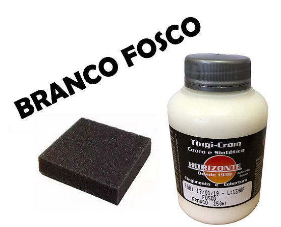 TINGICROM COURO E SINTETICO BRANCO FOSCO 250ML