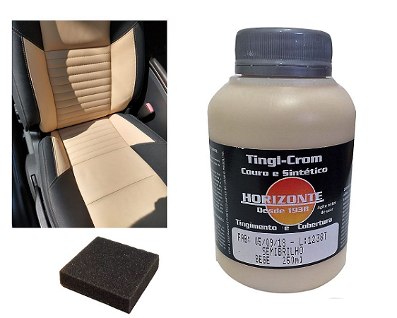 TINGICROM COURO E SINTETICO BEGE SEMI BRILHO 250ML