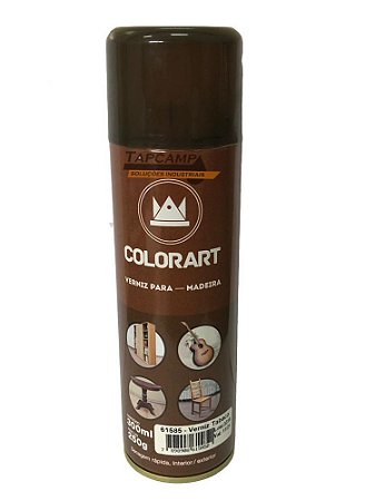 VERNIZ MADEIRA TABACO COLORART 300ML