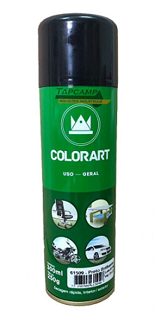 TINTA PRETO BRILHANTE  USO GERAL COLORART 300 ML